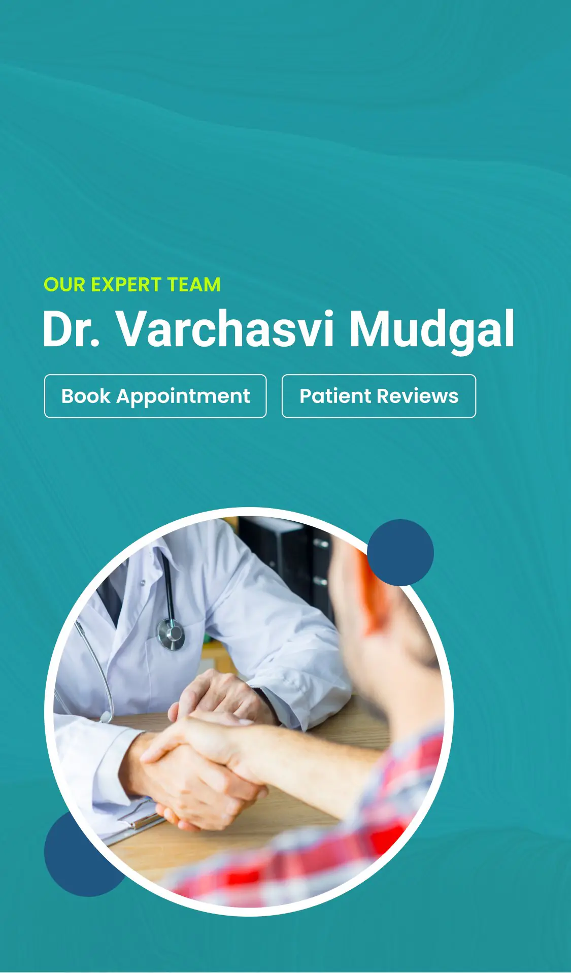 Dr. Varchasvi Mudgal, renowned psychiatrist in Indore, offering expert mental health care services.